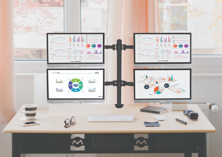 پایه مانیتور چندتایی ارگو مدل WLA006