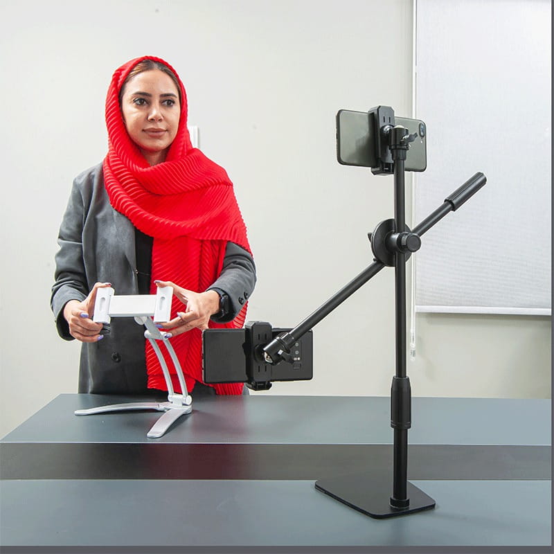 پایه نگهدارنده دوتایی موبایل ارگو WMH008